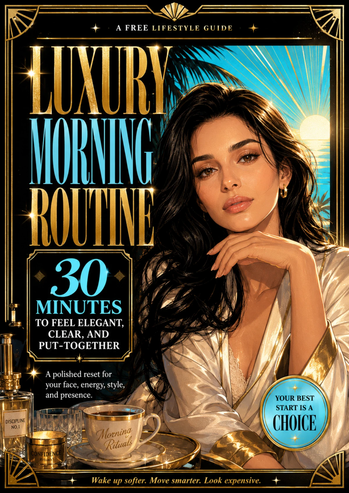 Luxury Morning Routine guide cover